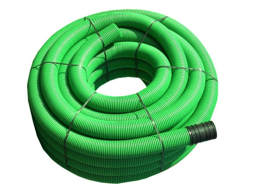 tubo corrugato verde 2