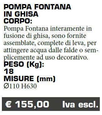 POMPA FONTANA 110 - FERMO - MARCHE - LAMPLAST - LIST2021